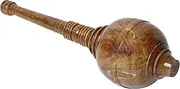 Hanuman Gada Wooden Indian Bar for Strength Training - Full Body, Muscles, Shoulder, Forearms Workouts and More