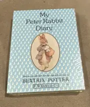 My Peter Rabbit Address Book + Diary Set by Beatrix Potter 1987 F.Warne+Co *NEW