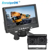 7" Monitor Motorhome Van Dual Rear View Reversing Camera for Commercial Vehicles