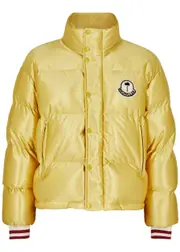 Moncler Genius 8 Moncler Palm Angels Keon Quilted Satin Jacket - Yellow - 1 1