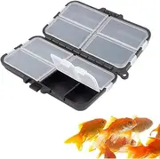 Fishing Bait Box, 9 Compartments Fishing Storage Box, Mini Fishing Lure Bait Tackle Plastic Box Case for Fishing Outdoor Activities