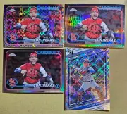 2024 Topps Chrome Refractor Lot x4 Willson Contreras Cardinals Cubs
