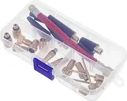 MOLUCKFU 1 Set Bicycle Valve Adapter Pump Needles Presta to Valve Adapter to Presta Valve Adapter Needles for Ball Pump Bike Pump Needle Bicycle Tire Inflation Adapter