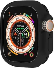 BOTOMALL Compatible with Apple Watch Bumper Case Ultra 2 / Ultra 49mm Soft Flexible TPU Thin Lightweight Protective Cover for iWatch [NO Front Screen Protector]