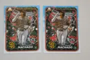 MANNY MACHADO (2) 2024 TOPPS HOLIDAY VARIATION & BASE #H98 SAN DIEGO PADRES