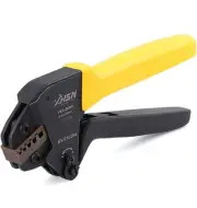 Ratchet Wire Crimping Tool, VSA-06WF Self-Adjusting Wire Terminal Crimper
