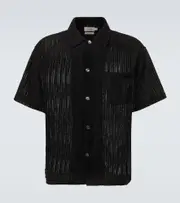 [Frame] Frame Crochet shirt UK 15 black