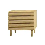 Oikiture Bedside Tables Side Table 2 Drawers Bedroom Furniture Storage Cabinet