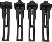 CFTGIW 4Pcs Trifold Tonneau Cover Hard or Soft Folding Clamp Cover for- Durable, Easy Install, CFTGIW7k6yt2cf4g