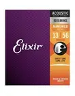 Elixir 11102 Nanoweb 80/20 Bronze Custom Medium Acoustic Strings (13-56)