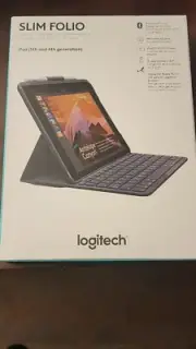 Logitech Slim Folio Case And Bluetooth Keyboard For IPad 5th And 6th Generation