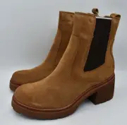 Sofft Womens Size 7.5 Jordie Brandy Waterproof Leather Chelsea Boots Shoes