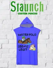 Staunch - Seems Legit Poncho BLUE