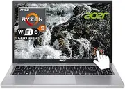 [acer] Aspire 3 Laptop, 15.6" FHD IPS Touchscreen, AMD Ryzen 5 7520U Quad-Core Processor, Type-C, HDMI, Wi-Fi 6, Bluetooth, Windows 11 Home, with WOWPC Bundle (16GB RAM