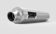 HMF Series Slip On Exhaust Brushed Turn Down End Cap Can-Am Outlander 500 MAX