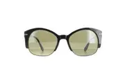 Serengeti Sunglasses Vinita SS529002 Shiny Gunmetal Black Polarized Green 555nm