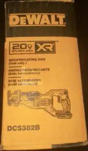 Dewalt DCS382B 20V MAX XR Cordless Brushless Reciprocating Saw (Bare Tool)