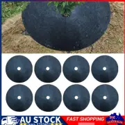 12Pcs Mulch Ring Tree Protector Mats Disc Shrub Tree Guard Weeding Pad 15~42cm·