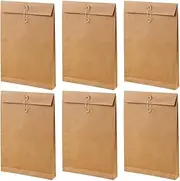Ciieeo 12 Pcs Kraft Document Envelope Paper Organizer Business Storage Case Blank Envelopes Business File Holder Brown Paper File Folders Colored Envelopes Clothing A4 Packing Bag