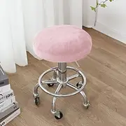 Velvet Round Bar Stool Seat Covers Pub Counter Stool Chair Slipcover Square Swivel Barstool Elastic Bar Chair Covers Washable Cushion Cover for Coffe Party Bar