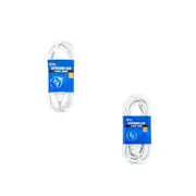 The Brute Power Co. Extension Lead (White) - 10m