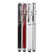 Laser Pointer LED Torch Touch Screen Stylus Ball Pen For Phones 13344 RED