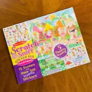 Melissa & Doug Scratch & Sniff Floral Fairies 15 Scenes 210+ Scented Stickers