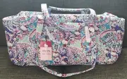 NWT Hello Kitty Sanrio Paisley Large Travel Tote Vera Bradley Carry On Bag