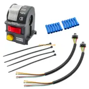 Left Handlebar Switch & Pigtail Harness Pulg Kit for Polaris Magnum 325 330 500