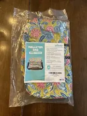 Vive Rollator Bag - Universal Travel Tote for Carrying Accessories/Green Paisley