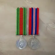 1939 - 1945 DEFENCE + 1939-45 WAR MEDAL MEDAL PAIR | WWII | AUSTRALIA | ANZAC