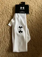 UA Under Armour Tie Headband Color White Black Sizes Fits Most