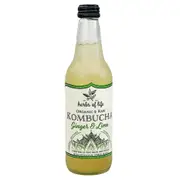 Organic Herbs of Life Kombucha Ginger and Lime Bulk Buy 6 x 330ml - Fresh, healthy organic delivery | Doorstep Organics.