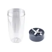 Nutribullet Extractor Blade + Tall Large Cup For 600 900 Models - Blender Spare Parts