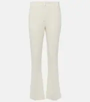 [Valentino] Valentino Cady Couture flared pants AU 12 red