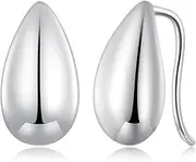 [DOYIS] 925 Sterling Silver Teardrop Drop Earrings for Women,Hypoallergenic Small Droplet Earrings,Fashion Jewelry s for Friend Mom
