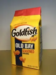 New Limited Edition Goldfish OLD BAY Seasoned Baked Crackers Bag 6.1oz