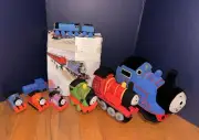 Pottery Barn Kids Thomas The Train All Aboard NEW Sheets, Pillows & Decor Lot