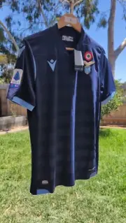 Macron S.S. Lazio 2019-20 Third Jersey - #17 Immobile Football Shirt MEDIUM