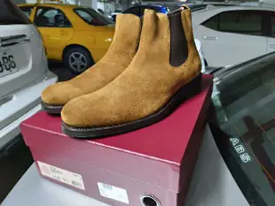 Woverine 1000 mile Chelsea boots tan suede us11.5d 麂皮男靴 雀兒喜靴