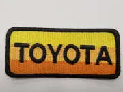1pc TOYOTA iron on or sew on Patch Car Badge logo vintage symbol