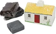 Irish Turf Incense & Ceramic Cottage Irish PeatBeige