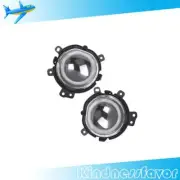 Black Left&Right Bumper LED Fog Light Lamp Front Fit For MINI F55 F56 F57