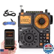 Raddy RF320 APP Control Shortwave Radio, AIR/FM/AM/VHF/SW/WB Receiver, Portab