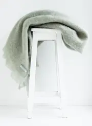 Masterweave Windermere Mohair Knee Wrap Throw Blanket-Sage