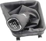 Car Shifter Knob for Skoda for Superb II Mk2 2013-2015 5/6 Speed Car Shift Gear Knob Lever Gaitor Boot Cover Gear Knob(5 Speed)