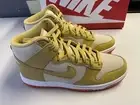 NEW Nike Dunk Hi Retro PRM Wheat Team Gold Men's Size 9 NIB White Yellow Orange