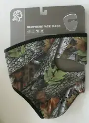 Neoprene 3/4 Face Woodland Camo Motorcycle snow skiing bicyclist Hunting ATV