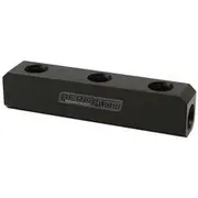 Aeroflow Billet 5 Port Fuel Log -12AN, AF457-12BLK