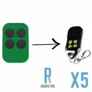 5 x Code Ezy Merlin M842 Compatible Garage Door Remote Control Prolift 230T/430R